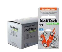 Hearing aid Batteries Size 13 Mercury Free Zinc Air Battery 1.45V