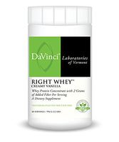 DaVinci Laboratories of Vermont Right Whey Protein, Vanilla, 30 Count