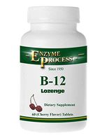 Enzyme Process - B-12 (Cherry) 60 Tablets