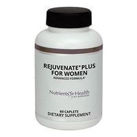 Menopause Supplements Multivitamin - Hot Flashes Relief - Black Cohosh Supplement - Rejuvenate Plus for Women- 60 caplets - Nutrients for Health by WT Rawleigh