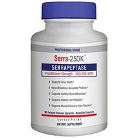Lyndon Fields Serra-250K Serrapeptase 250,000 SPU - Supports Healthy Sinuses, 90 Delayed Release Capsules Technology, Maximum Potency