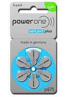 Power One Cochlear Implant 675 Batteries! 5, 60-Packs, Total 300 Batteries