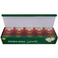Dpnamron Double Apple Flavor SOEX Hookah Shisha Authentic Herbal Molasses Full Sealed Box 10 Packs x 50g - Total 500gr