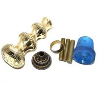 Nautical World Vintage Victorian Style Solid Brass Handle Carved Twist Wood Walking Stick