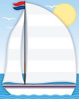 Sailboat Stationery Printer Paper 26 Sheets