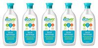 Ecover Naturally Derived Rinse dLqiju Aid for Dishwashers, 16 Ounce (Pack of 5)