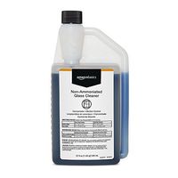 AmazonBasics Professional Non-Ammoniated Glass Cleaner, Concentrate, Dilution Control, 32 Ounces, 6-Pack