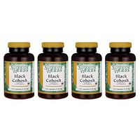 Swanson Black Cohosh (Standardized) 20 Milligrams 120 Capsules (4 Pack)