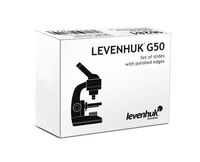 Levenhuk G50 Microscope Blank Slides to Make Your Own Specimen (50 pcs)
