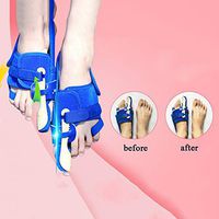 Toe Braces Thumb Valgus Straightener Big Bones Big Toe Eversion Correction Zone Split Toe Adult Day and Night Use,L