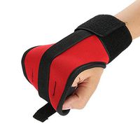 Finger Gloves, Black Auxiliary Fixed Gloves with Elastic and Breathable for Rehabilitation Training Equipment Hand Fist Finger Gloves