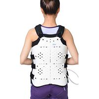 WRQ Breathable Back Support and Lumbar Lower Back Brace Provides Back Pain Relief - Keep Your Spine Safe and Adjustable Belt Fixed Support Health Rehabilitation, (One Size)