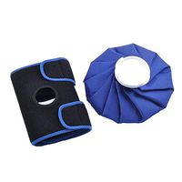 Sanmubo Ice Pack Knee Strap Elbow Wrist Ankle Ice and Hot Pain Bag Strap Breathable and Adjustable Ice Wrap with Hot and Cold Reusable Ice Bag Pack for Hot and Cold Therapy