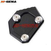 Frames & Fittings Sale Motorbike Kickstand Foot Side Stand Extension Pad Support Plate for NM-4 CB250F CB650F CBR650F CBR300R 2014-2015 - (Color: Black)