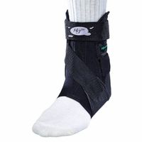Mueller HG80 Rigid Ankle Brace, Latex Free, bag, Achilles strap & Aircells - Right, X-Large
