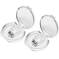 2 Pcs Magnetic Anti Snore Clip, Stop Snoring Nose Device Silicone Sleeping Snoring Solution Relieve Snore for Men & Women