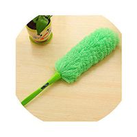 Ultrafine Fiber Household Cleaning Dust Duster Soft Feather Brush Cleaning Dust Handle Feather Static,Green