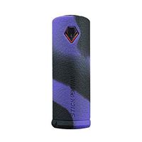DSC-Mart Texture Case for Smok Stick V9 Max Pen, Anti-Slip Silicone Skin Cover Sleeve Wrap Gel (Blackpurple)