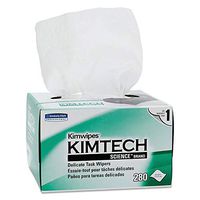 Kimtech 34120 Kimwipes Delicate Task Wipers, 1-Ply, 4 2/5 X 8 2/5, 280/box, 30 Boxes/carton