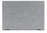 Silver Brushed Aluminum Skin Decal wrap Skin case for HP Pavilion x360 14M BA011DX BA Series CD Series CD0001DX 14" Laptop