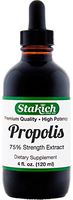Stakich Bee Propolis 4 Ounce Liquid Extract, 75%