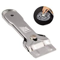 Teanfa Cleaning Supplies Glass Scraper Cleaning Knife Scraper Suitable for Glass Ceramic and Induction Cooktops