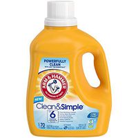 Arm & Hammer Clean & Simple Liquid Laundry Detergent, 122.5 Fl Oz