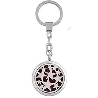 LilyJewelry Aromatherapy Essential Oil Diffuser Stars Locket Keychain