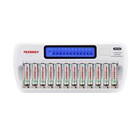 Combo: TN160 12-Bay AA/AAA NiMH/NiCD LCD Charger +12xAAA Centura (LSD) NiMH Rechargeable Batteries