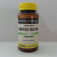 Mason Natural, Ginkgo Biloba 500 mg, 60 Capsules by Mason Vitamins