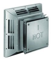 Simpson Dura-Vent CECOMINOD090671 Horizontal Square Termination Cap - 4" x 6 5/8" Direct Vent, Galvanized