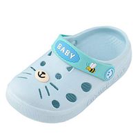 Rishine Sandals for 6M-5 Years Old Kids,Baby Toddler Boys Girls Home Slippers Cartoon Cat Floor Casual Shoes Green