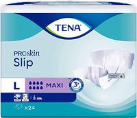 Tena Slip Maxi Brief Large, White and Purple - 100 - 150cm