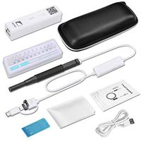 Ear Endoscope, 5.5mm WiFi HD Ear Inspection Camera, with 6 Adjustable LED Lights, for Adults and Children Ear Check Ear Wax Removal,Black