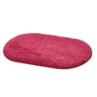 re2chiOngs Floor Mat Solid Color Fluffy Non-Slip Water Absorption Bathroom Bedroom Mat Pad Carpet Rug Water Absorption Oval 3050cm