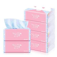 Facial Tissue Household Daily Soft & Comfort Paper Towels,3-Ply 300 Sheets per Packs (1200 Sheets Total) (4 Packet)