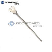 OdontoMed2011® GROOVED Director with Probe TIP and Tongue TIE 5.5" Dental Instruments ODM