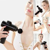 Sunywear Muscle Massage Gun Vibrating Therapy Fascia Pain Relief Massager with 4 Replaceable Heads