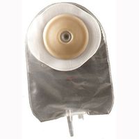 ConvaTec 175790 ActiveLife One-Piece Convex Urostomy Pouch with Pre-Cut Durahesive Skin Barrier, Fold Over Tap, 8" Pouch, Transparent, 1/2" Stoma Opening, Pack of 5