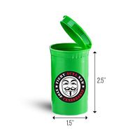 Anonimous Mask Stop Censorship First Aid Case Pill Container ID 7360G