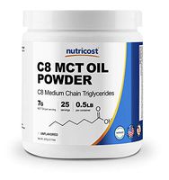 Nutricost C8 MCT Oil Powder .5LB (8oz) - 95% C8 MCT Oil Powder