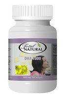 DHA 1000mg 200 Count Bottle of Softgels [2 Bottles] by Total Natural, Safe and Natural Cognitive Health Supplement for Men and Women, GMP Premium Ingredients
