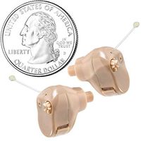 Hearing Amplifier Set - Mini ITC (in-The-Canal), in Ear Personal Hearing Amplification and Digital Sound Enhancer PSAD Extra Small Upgraded Second Generation Design