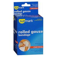 Sunmark Rolled Gauze Bandage, 3 Inches X 2.5 Yards 1 each by Sunmark (Pack of 3)