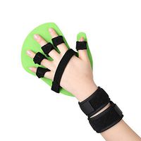 Finger Separator Orthotics,Finger Splint Fingerboard,Hand Wrist Training Orthosis Device Brace Support Flex Spasm Extension Board Splint Apoplexy Hemiplegia Men Women,Left,S
