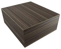 Visol Vernazza Zebrawood PVC Vineer Desktop Humidor - Up to 25 Cigars