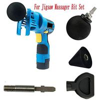 Percussion Massage Attachment ! Jigsaw Massage Cone + Flat + Ball Head + Steel Bit Extra Free Bit Promotion 2019 Adapter Attachment Worx