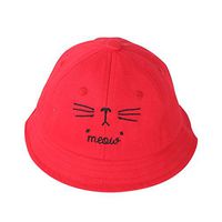 Lataw Fisherman Hats for Children Unisex Fashion Pure Color Big Edge Sunscreen Sun Protection Kids Outdoor Travel Casual Pot Bucket Cap