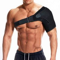 CARPRATO Shoulder Stability Brace with Pressure Pad Breathable Neoprene Rotator Cuff Shoulder Support with Pressure Pad for Shoulder Pain, Shoulder Compression Sleeve for Men&Women