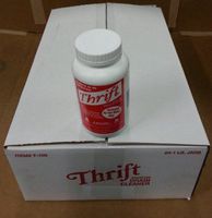 Alkaline Based Drain Cleaner - Thrift Drain Cleaner Case of 24 1Lb Granular - Thrift T-100 by Thrift